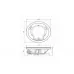 Акриловая Ванна Jacuzzi Top Aqs 180X180 9Q43-572A 234974