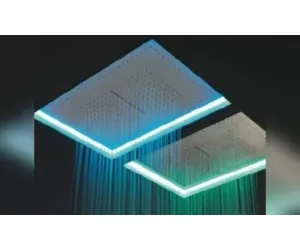 Antonio Lupi Душевая Система Meteo Встраиваемый Верхний Душ 52 X 35 X 11 См. Цвет. С Led Rgb Подсветкой adx101574