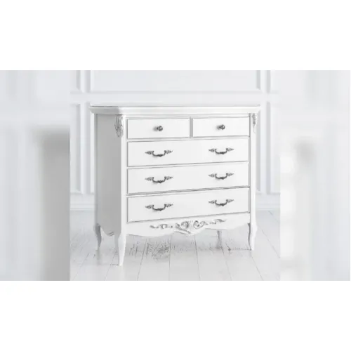 Комод Kreind Silvery Rome Бельевой 5 Ящиков S109-K00-S
