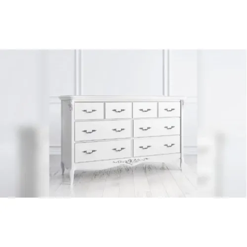 Комод Kreind Silvery Rome Широкий 8 Ящиков S134-K00-S