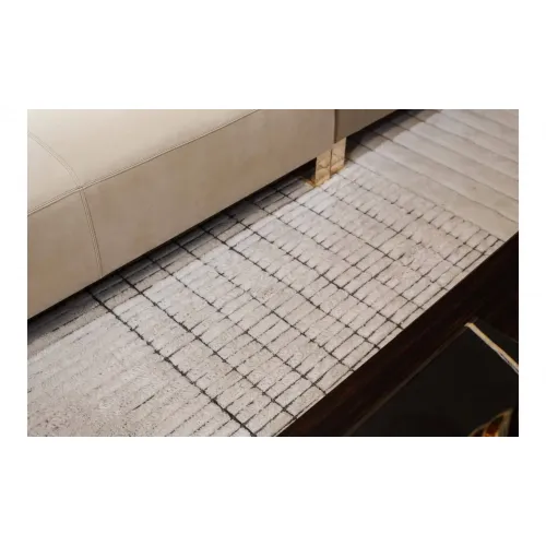 Ковры AMINI AMINI IVORY + Gold Leaf ковер RD GRID 28260