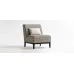 Кресло в отделке FABRIC ART PICO L02 BASE FIN WOOD COL WENG? HANDLE NIKEL FINISHES IN THE BACK TOSCONOVA
