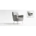 Кресло в отделке FABRIC ART. TWIGA L01 CAT LUSSO PIPING ART GIOTTO E35 CAT ELITE TOSCONOVA