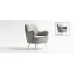 Кресло в отделке FABRIC ART. TWIGA L01 CAT LUSSO PIPING ART GIOTTO E35 CAT ELITE TOSCONOVA