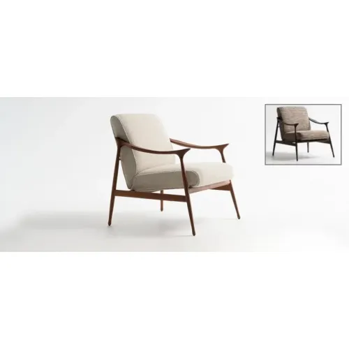 Кресло в отделке FABRIC DEDAR SAMSARA COL 003 CAT LUXURY TOSCONOVA