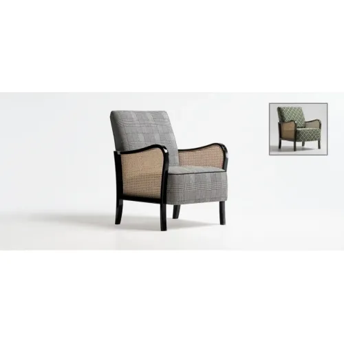 Кресло в отделке FABRIC DEDAR SCARABEO COL 002 CAT LUXURY TOSCONOVA