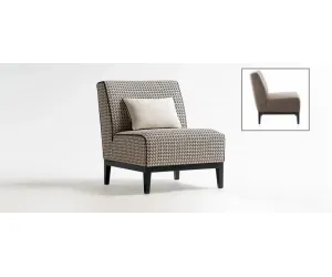 Кресло  в отделке FABRIC L20003.14 LEGS WOOD FIN WENG? TOSCONOVA