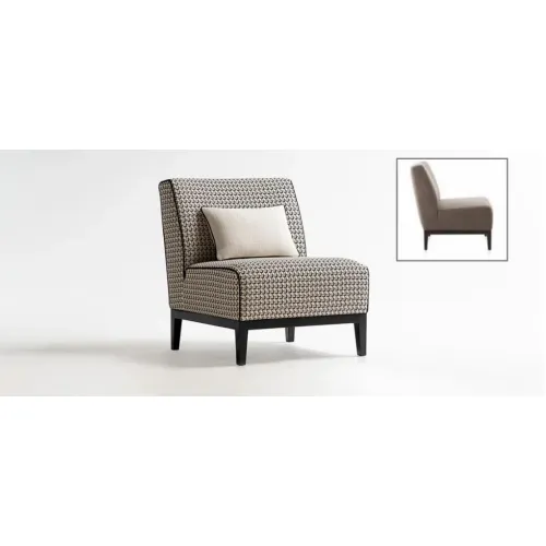 Кресло  в отделке FABRIC L20003.14 LEGS WOOD FIN WENG? TOSCONOVA