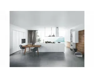 Кухня Cloe Laccato Seta Bianco Cesar Cucine