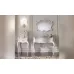 Mobili Di Castello Dante 6120/F04+6126/F04+Ab6124/M/F04 Комплект Мебели 107,5Х138Х61 См, Мрамор Bianco Cristallino/Декор Bianco