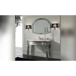 Mobili Di Castello Domiziano 3460/Silver Комплект Мебели 185Х106Х60 См, Мрамор Rosso Asiago/Декор Domiziano