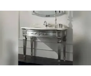Mobili Di Castello Domiziano 3461/Silver Тумба Напольная 81Х106Х60 См, Декор Domiziano