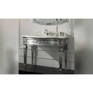 Mobili Di Castello Domiziano 3461/Silver Тумба Напольная 81Х106Х60 См, Декор Domiziano