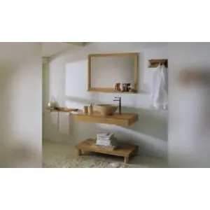 Mobili Di Castello Soho Комплект Мебели 70Х65Х50 См: Тумба, Раковина, Зеркало, Дерево Каштан