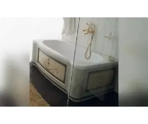 Mobili Di Castello Vasca Ванна Пристенная 170Х85Х57 См, Декор Barocco adx83677