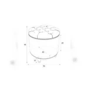 Пуф Kreind Canapes Большой Открывающийся M02-Bkg-E30