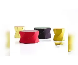 Пуф Обитый Кожей Twist, Moroso