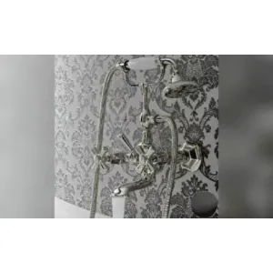 Sbordoni Deco Смеситель Для Ванны На 2 Отверстия, Цвет Черный Никель adx86191