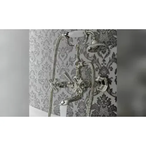 Sbordoni Deco Смеситель Для Ванны На 2 Отверстия, Цвет Никель adx86190