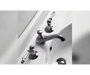 Sbordoni Livia Смеситель Для Раковины На 3 Отверстия, Цвет Черный Никель/Swarovski adx86204