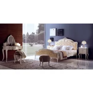 Спальня Giorgio Casa Memorie Veneziane K24 (кровать, тумба прикроватная 2 шт, туалетный столик, пуф)