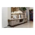 Спальня Penelope тумба ТВ (база+топ) 207x60x48 pelle lux 821 sabbia (821), base bronzo(B)