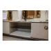 Спальня Penelope тумба ТВ (база+топ) 207x60x48 pelle lux 821 sabbia (821), base bronzo(B)