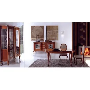 Столовая Giorgio Casa Memorie Veneziane K4 (стол, стул 4 шт., комод, витрина)