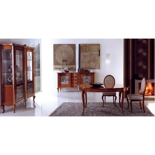 Столовая Giorgio Casa Memorie Veneziane K4 (стол, стул 4 шт., комод, витрина)