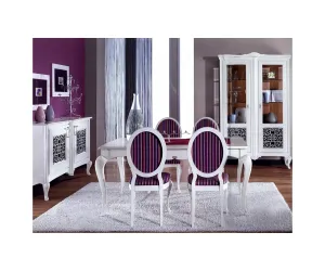 Столовая Giorgio Casa Memorie Veneziane K7 (стол, комод, витрина 2-х дверная, стул 4 шт, полукресло 2 шт.)