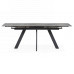 Керамический стол Невис 140(200)х80х76 оробико / черный