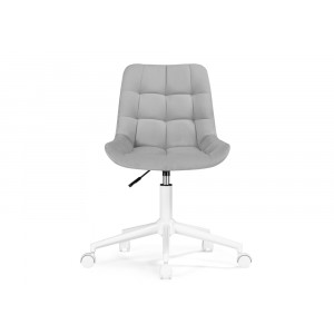 Компьютерное кресло Честер светло-серый / белый