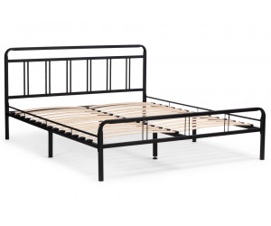 Двуспальная кровать Рейк 160х200 черная