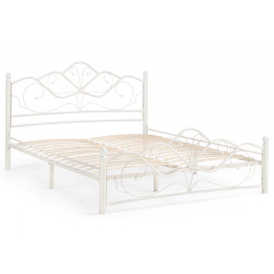 Двуспальная кровать Виктори 2 160х200 белая