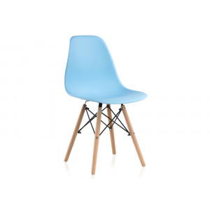 Пластиковый стул Eames PC-015 blue