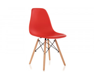 Пластиковый стул Eames PC-015 красный