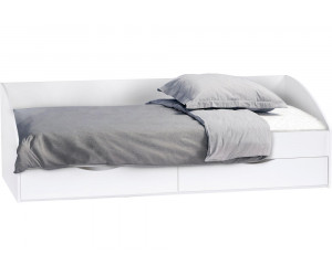 Подростковая кровать Классика белый эггер