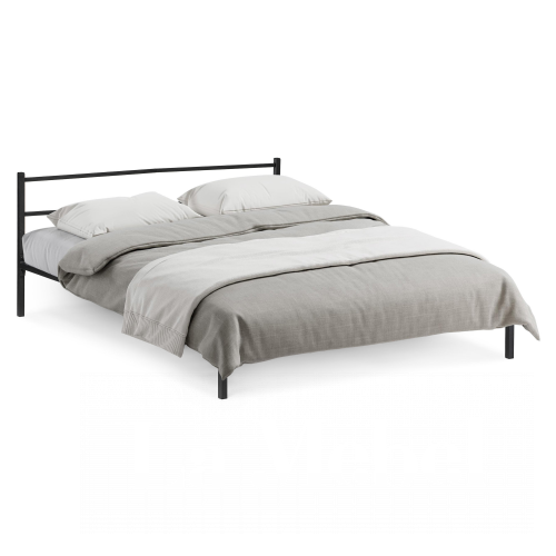 Полутораспальная кровать Фади 140х200 черная