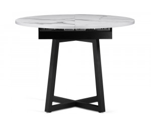 Деревянный стол Регна черный / белый