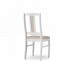 Деревянный стул Киприан белый / бежевый